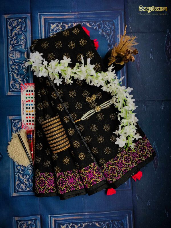 প্রিমিয়াম সেমি মসলিন শাড়ি