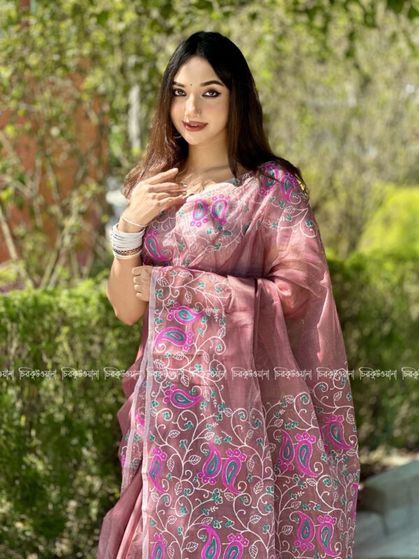 premium mov pink saree combo pack for women - Image 2