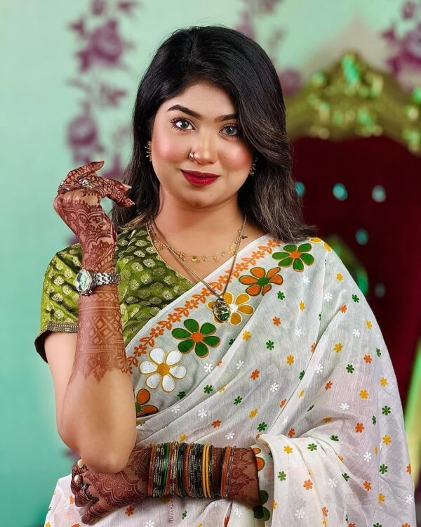 ধুপিয়ান সিল্ক শাড়ি - Image 2
