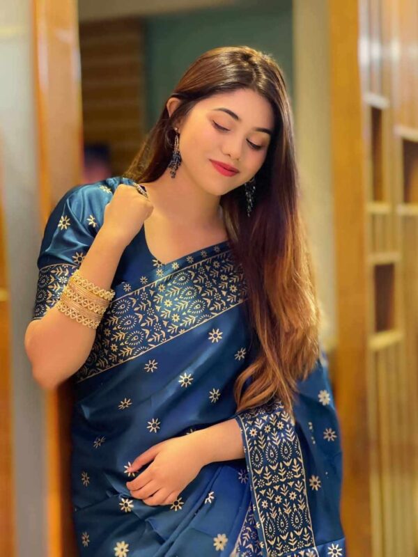প্রিমিয়াম জাপানী সিল্ক শাড়ি - Image 2