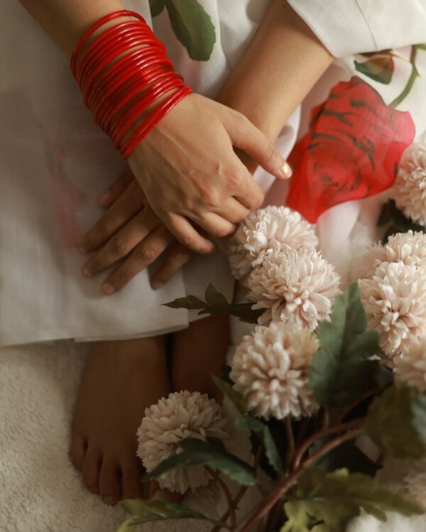 প্রিমিয়াম চান্দেরী সিল্ক শাড়ি - Image 7