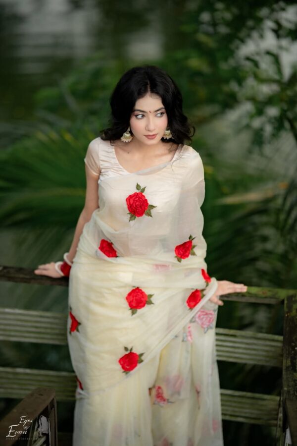 প্রিমিয়াম চান্দেরী সিল্ক শাড়ি