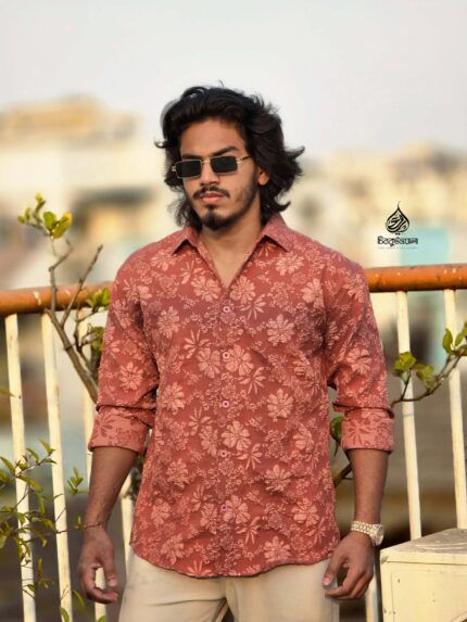 Luxury Jacquard Shirt 02 Colour (Onion)